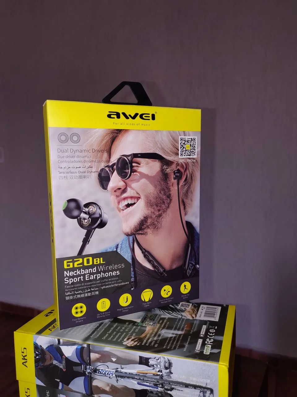 ? FONE BLUETOOTH AWEI G20BL ? NOVO