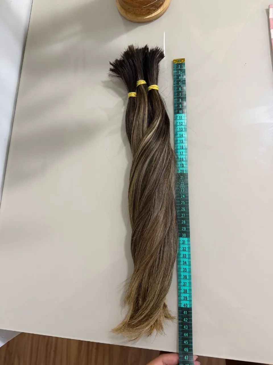 Mega Hair Cabelo Brasileiro Humano com mechas  - Foto 3