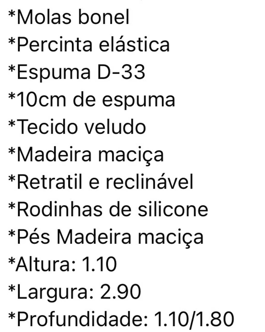 Sofá 3Lugares Retrátil e Reclinável 2.90 - Foto 3