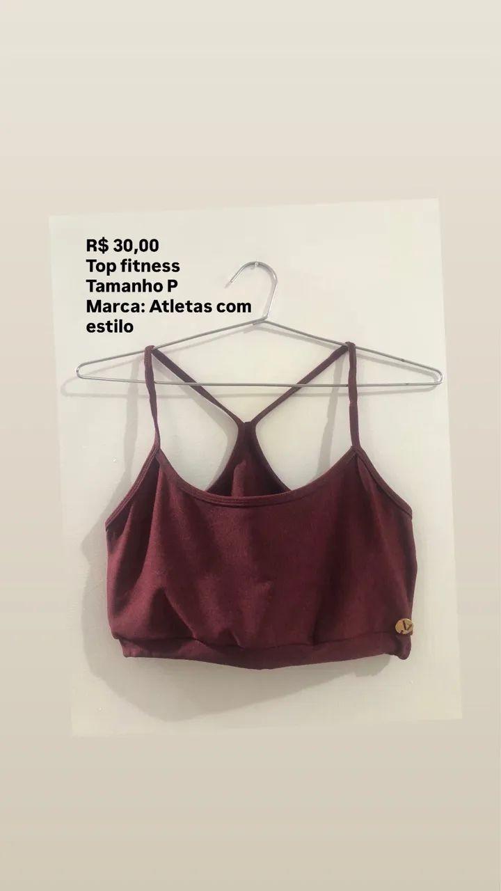 Top fitness tamanho P - Foto 3