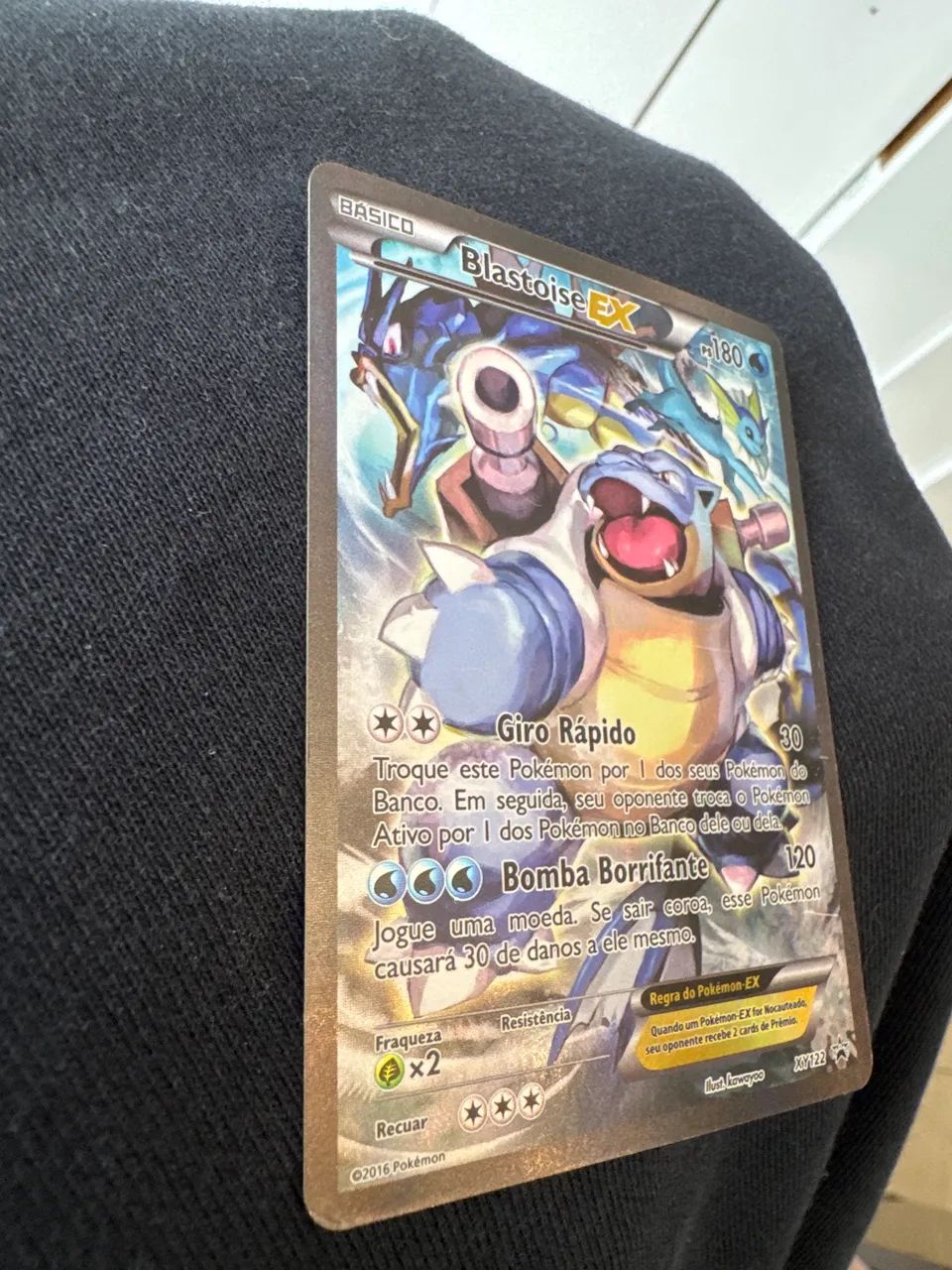 Carta Pokémon Blastoise Ex XY122 promo  - Foto 3