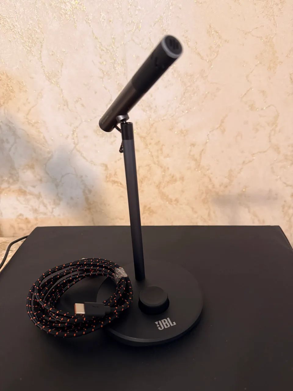 JBL, Microfone Com Fio, Quantum Stream Talk, Com Luz LED - Preto - Foto 2