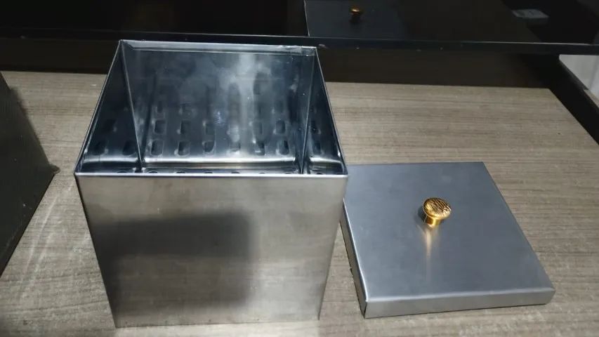 Escorredor de churros e salgados com tempa adesivado em inox - Foto 4