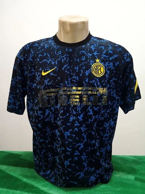 Camisa da Inter de Milão da Itália 2020 Nike Pré Jogo