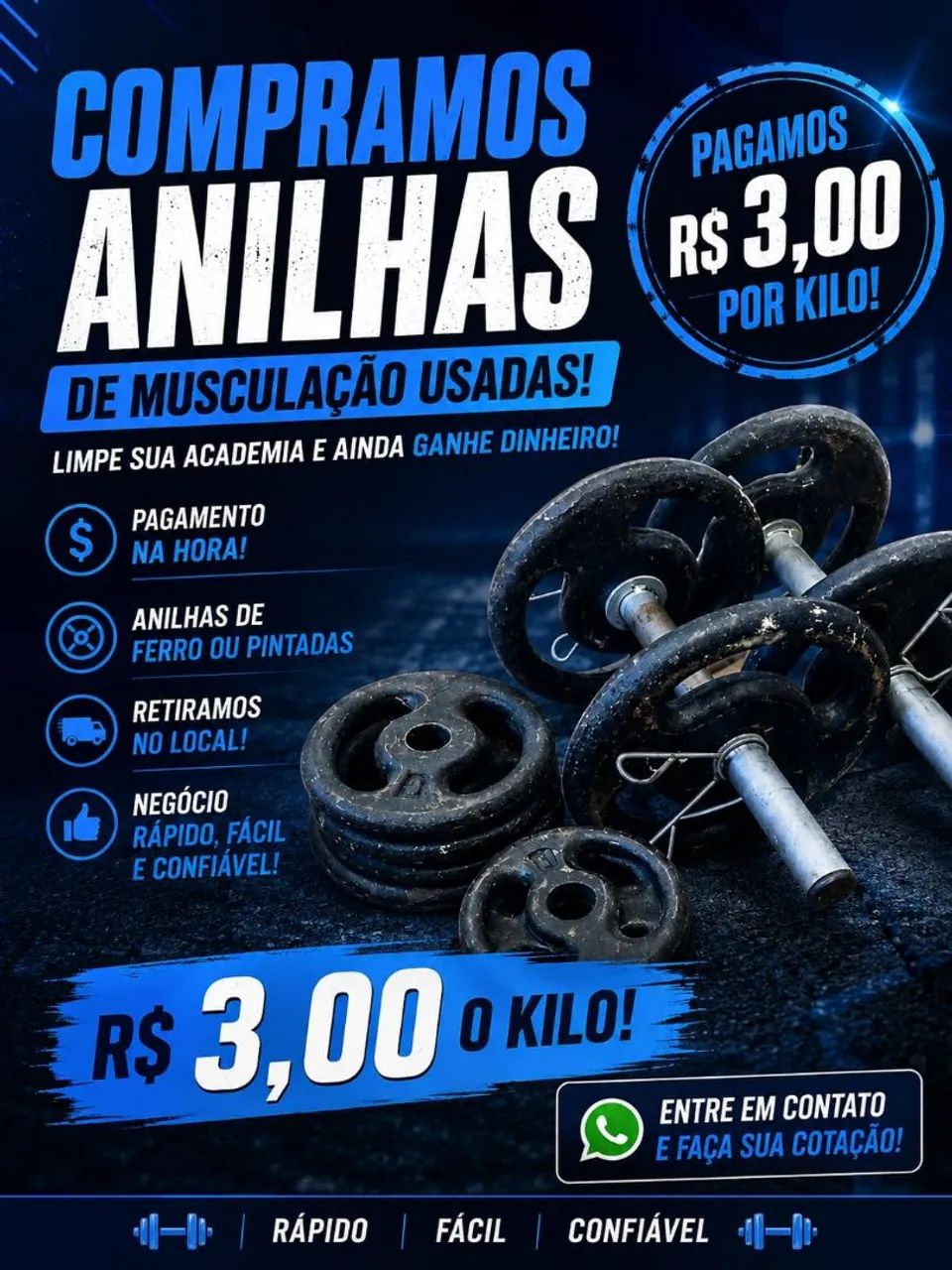 Compramos de anilhas usadas 