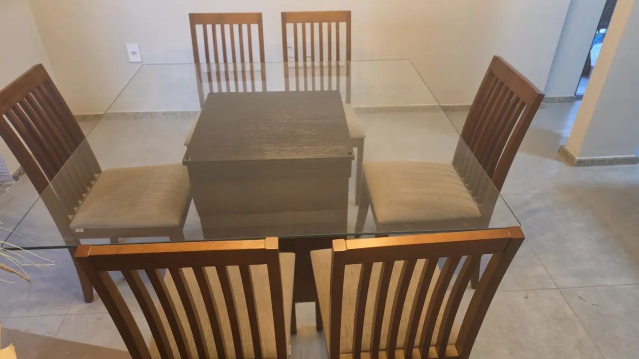 Mesa de vidro 