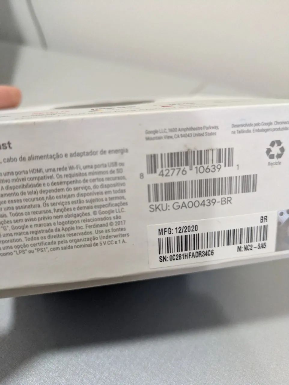 Google Chromecast 3 Geração Full Hd  - Foto 2