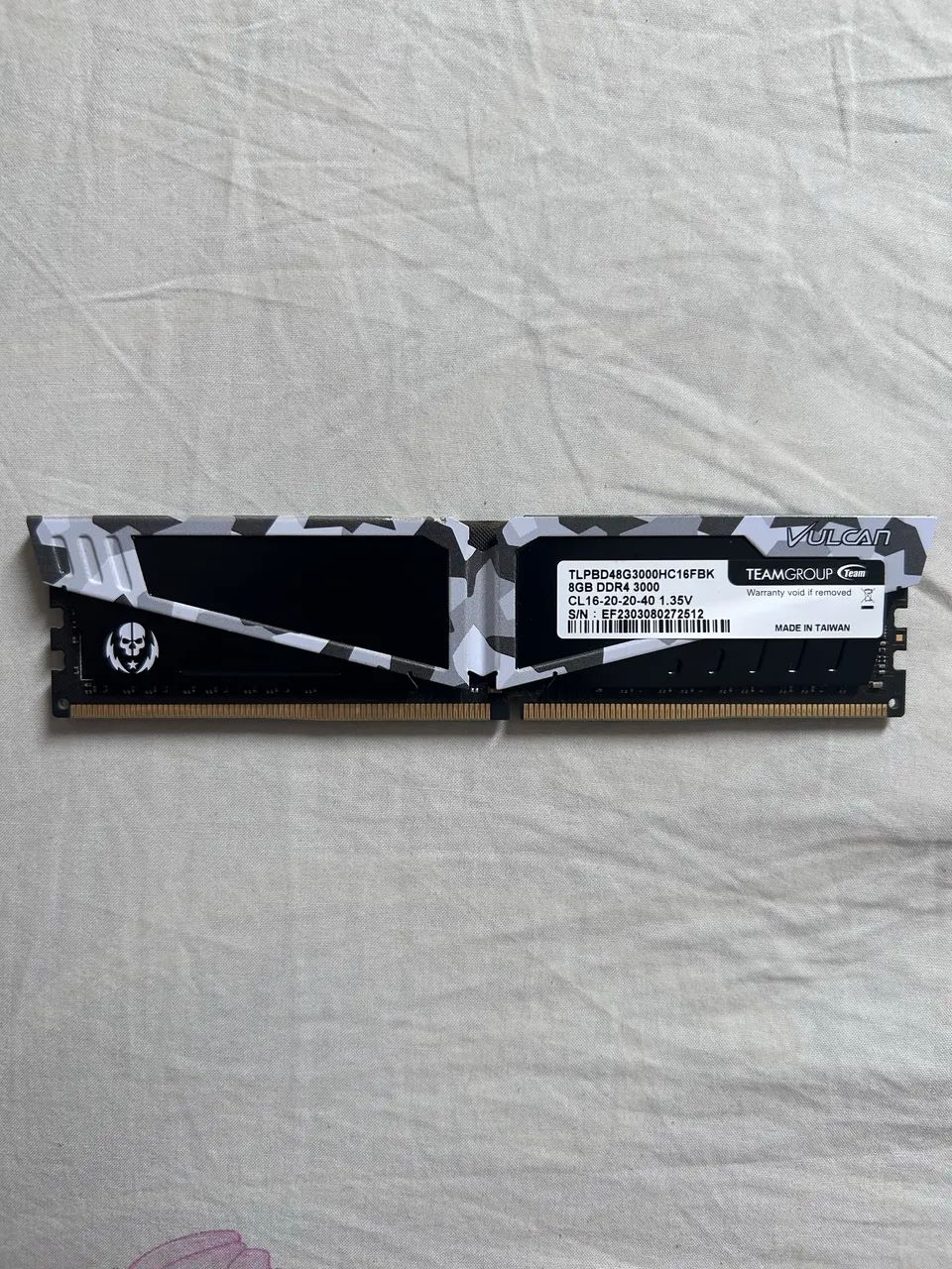 Memória Teamgroup Tforce Vulcan Pichau 8GB DDR4 3000 MHz (usado) - Foto 3