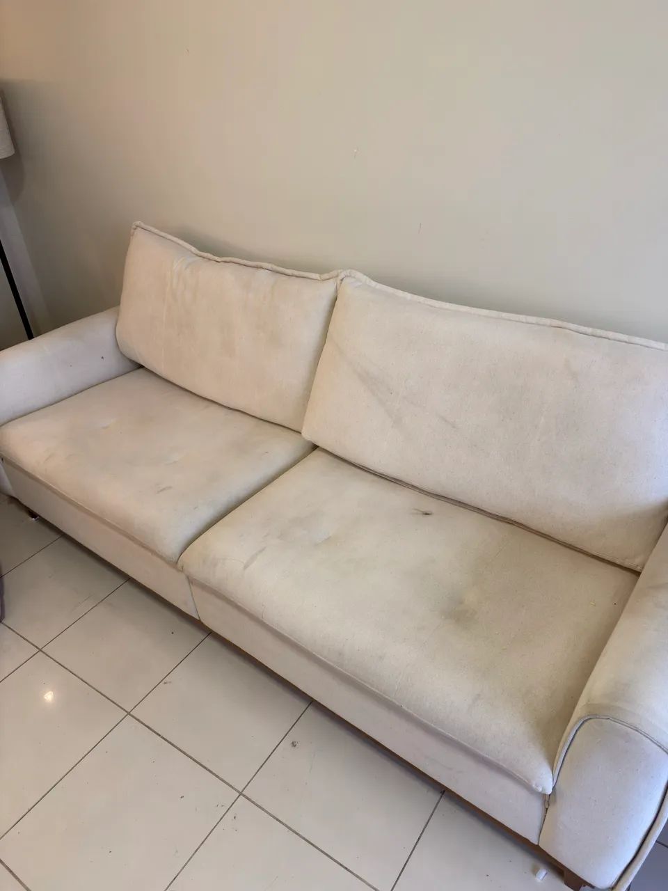 Sofá 4 lugares de linho  - Foto 3