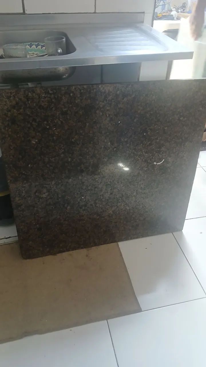 Mesa de mármore preta - Foto 2