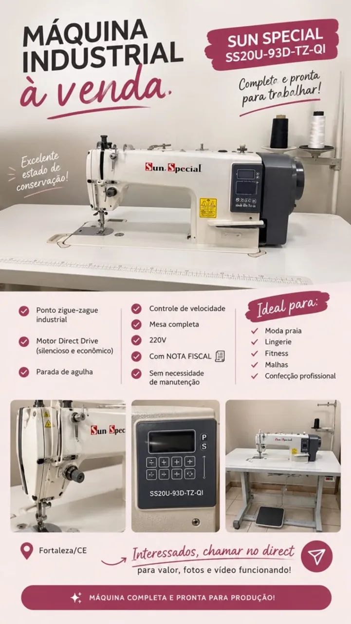 Máquina industrial Sun Special ss20U