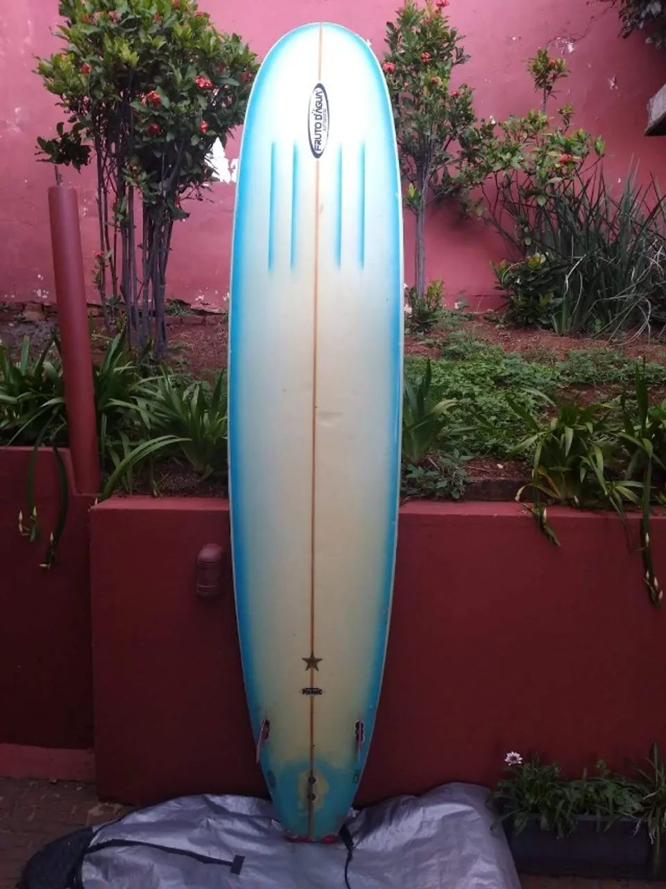Prancha de surf longe board 9,2" com capa. - Foto 2