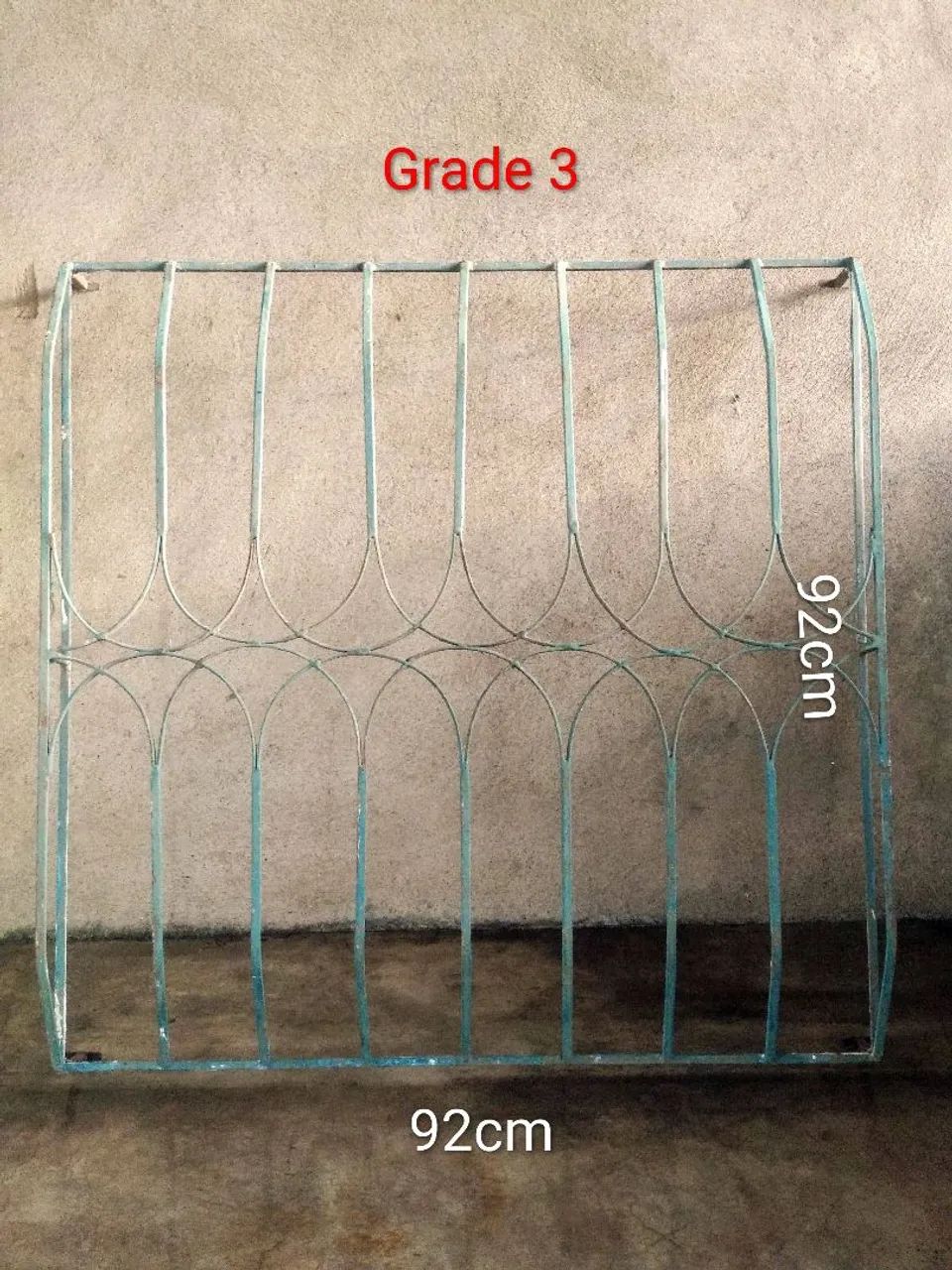 Kit 3 Grades e 3 janelas de ferro - Foto 3