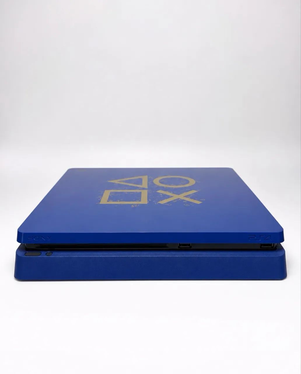 PS4 Slim 1TB Edição Limitada Days of Play Azul + Controle Original