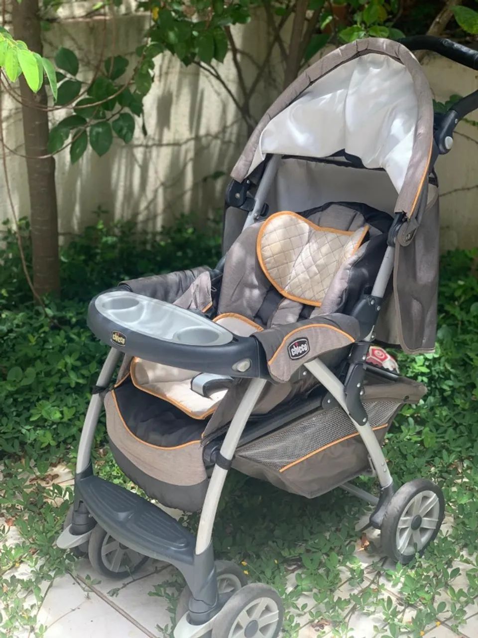 Carrinho de bebê + bebê conforto Chicco - Foto 2