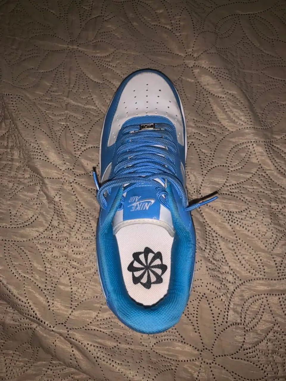 Nike Air Force 1 Low azul tamanho 41 - Foto 4