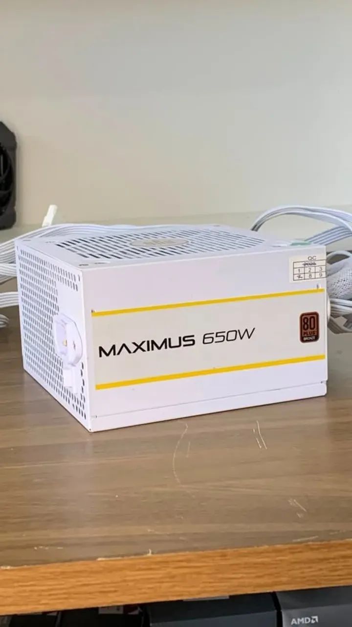 FONTE MAXIMUS 650W 80 PLUS