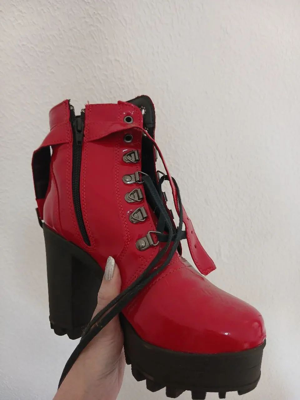 Bota mc mirella vermelha - Foto 2