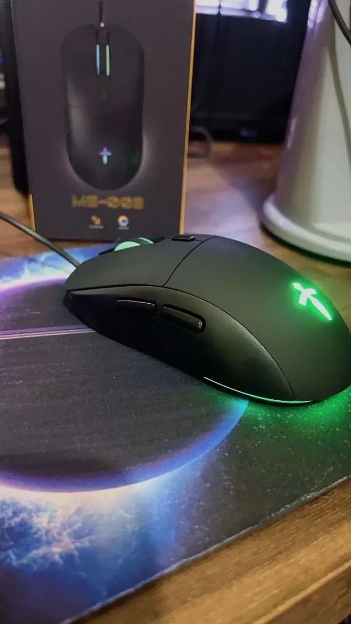 Mouse Gamer 7200 dpi Com Fio Led Rgb