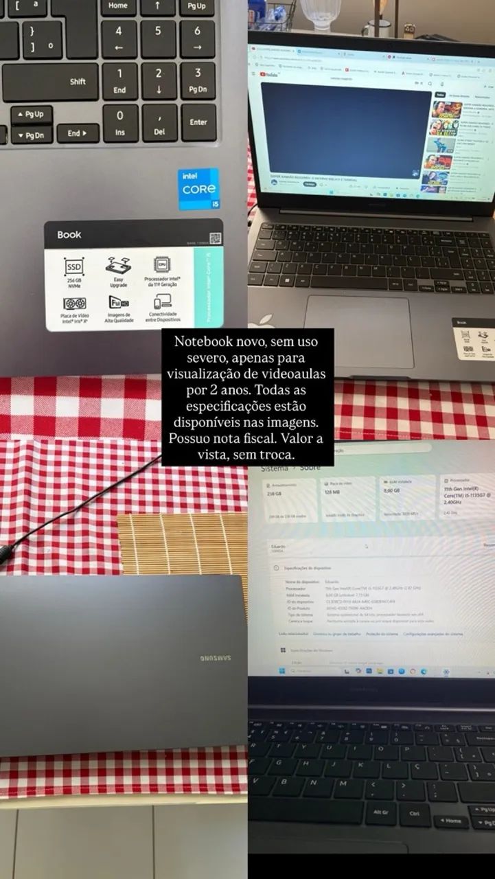 Notebook Samsung Book Intel Core i5 - Foto 4