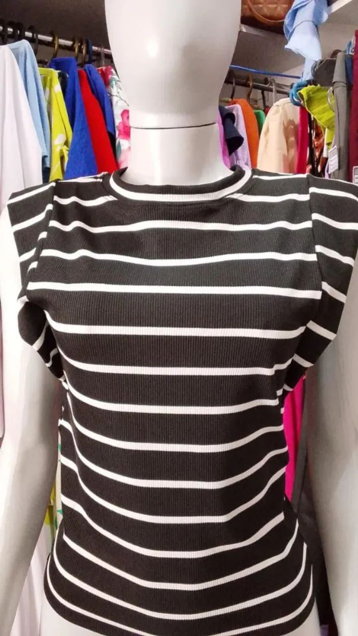 Blusas BABY LOOK Listrada BELÍSSIMA? - Foto 5