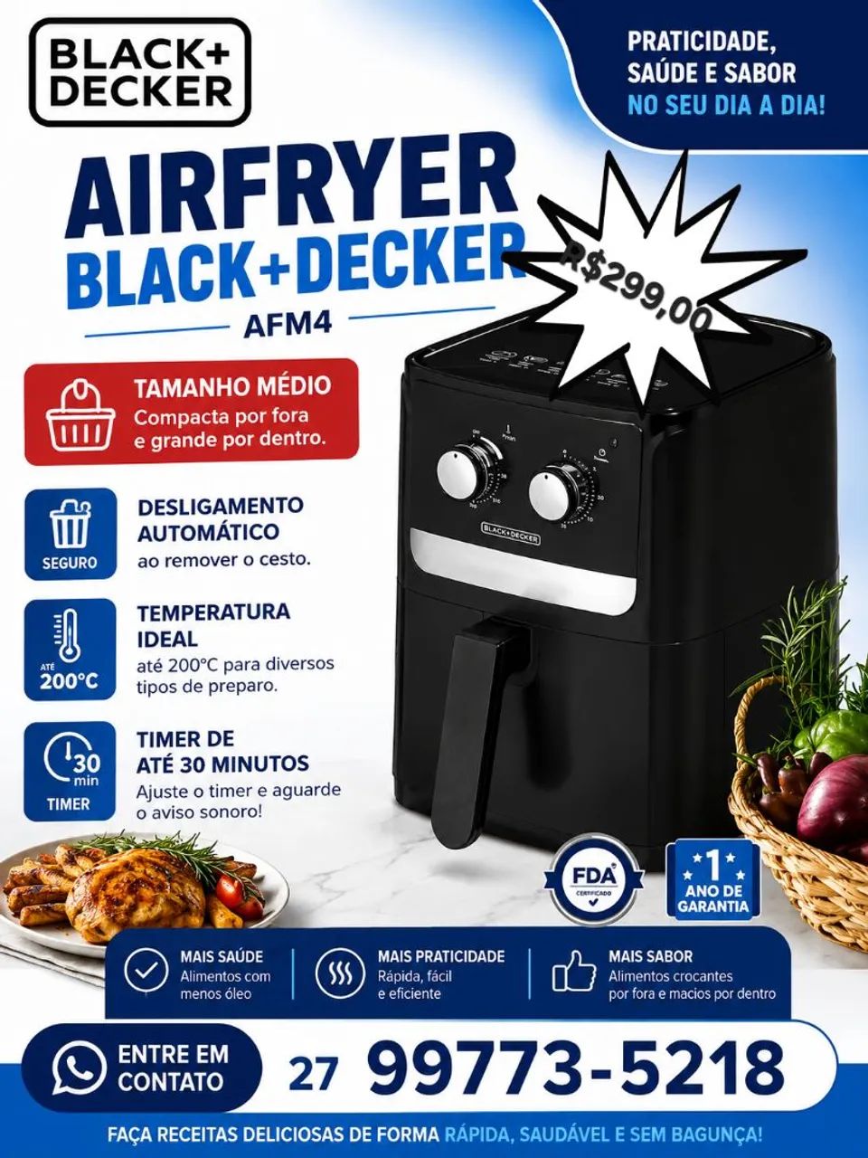 AIR BLACK DECKER AFM4