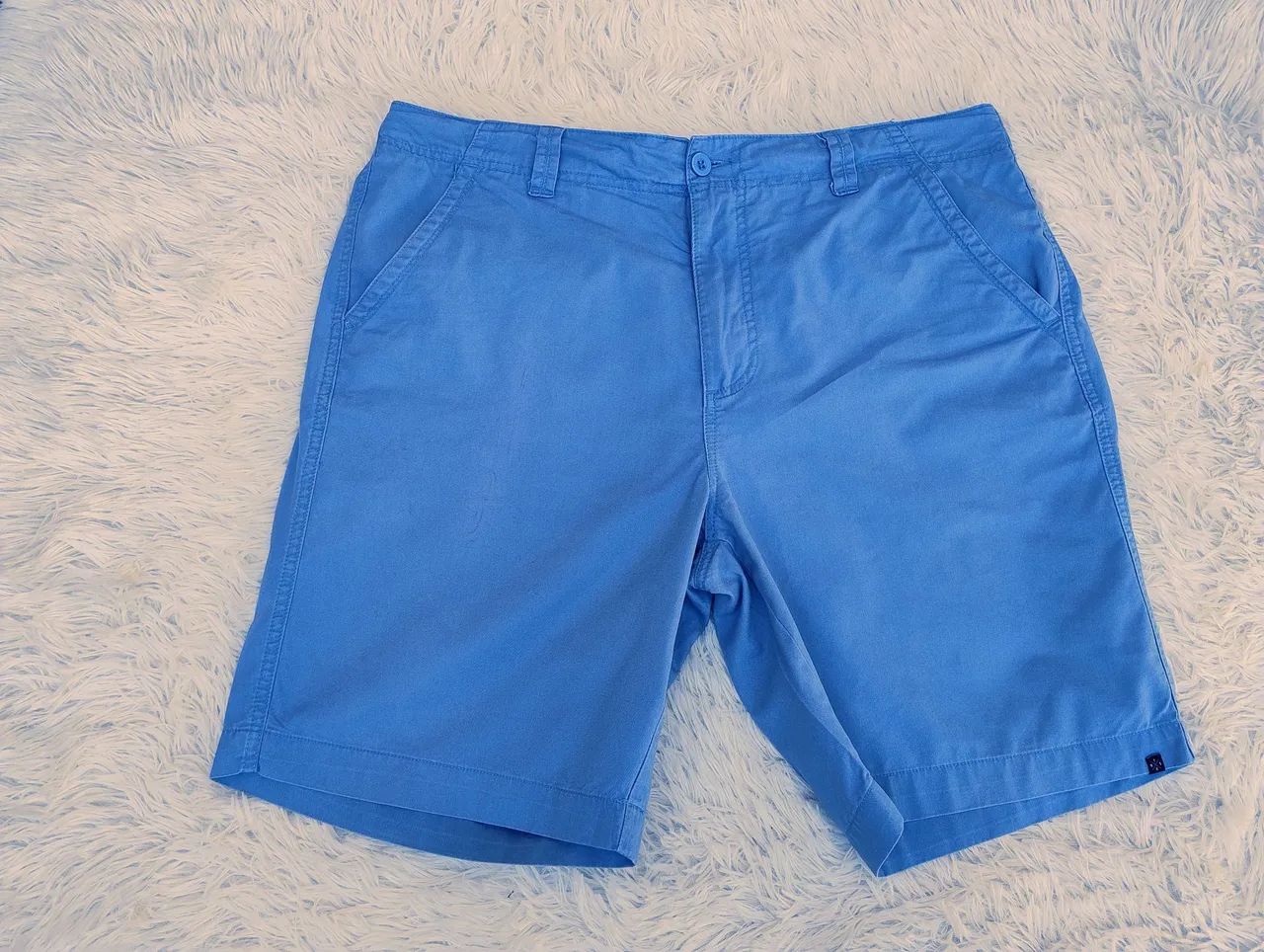 Bermuda Masculina Taco Azul claro GGG  - Foto 2
