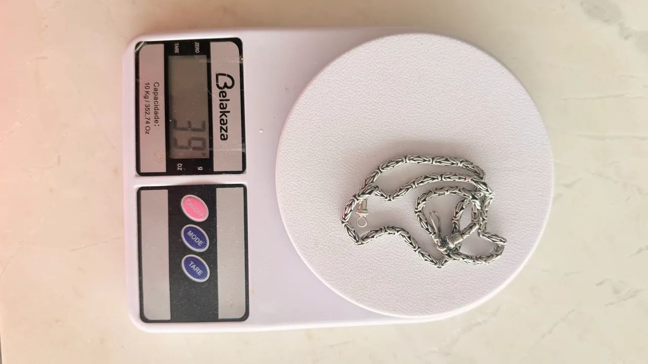 Cordão de prata 925 - modelo balinês  - Foto 3