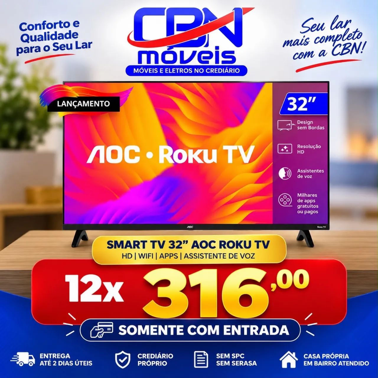 Tv smart 32 40 43 polegadas 