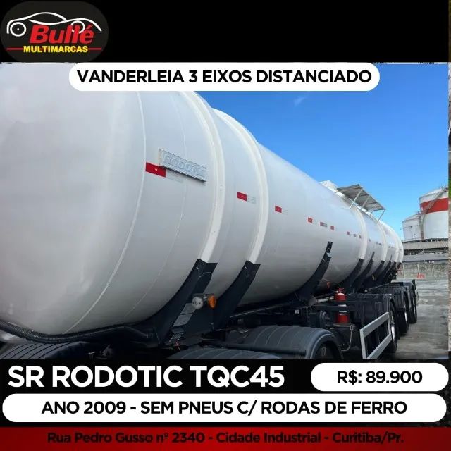 CARRETA TANQUE SR/ RODOTIC TQC45 - VANDERLEIA -AN0 2009 - Foto 3