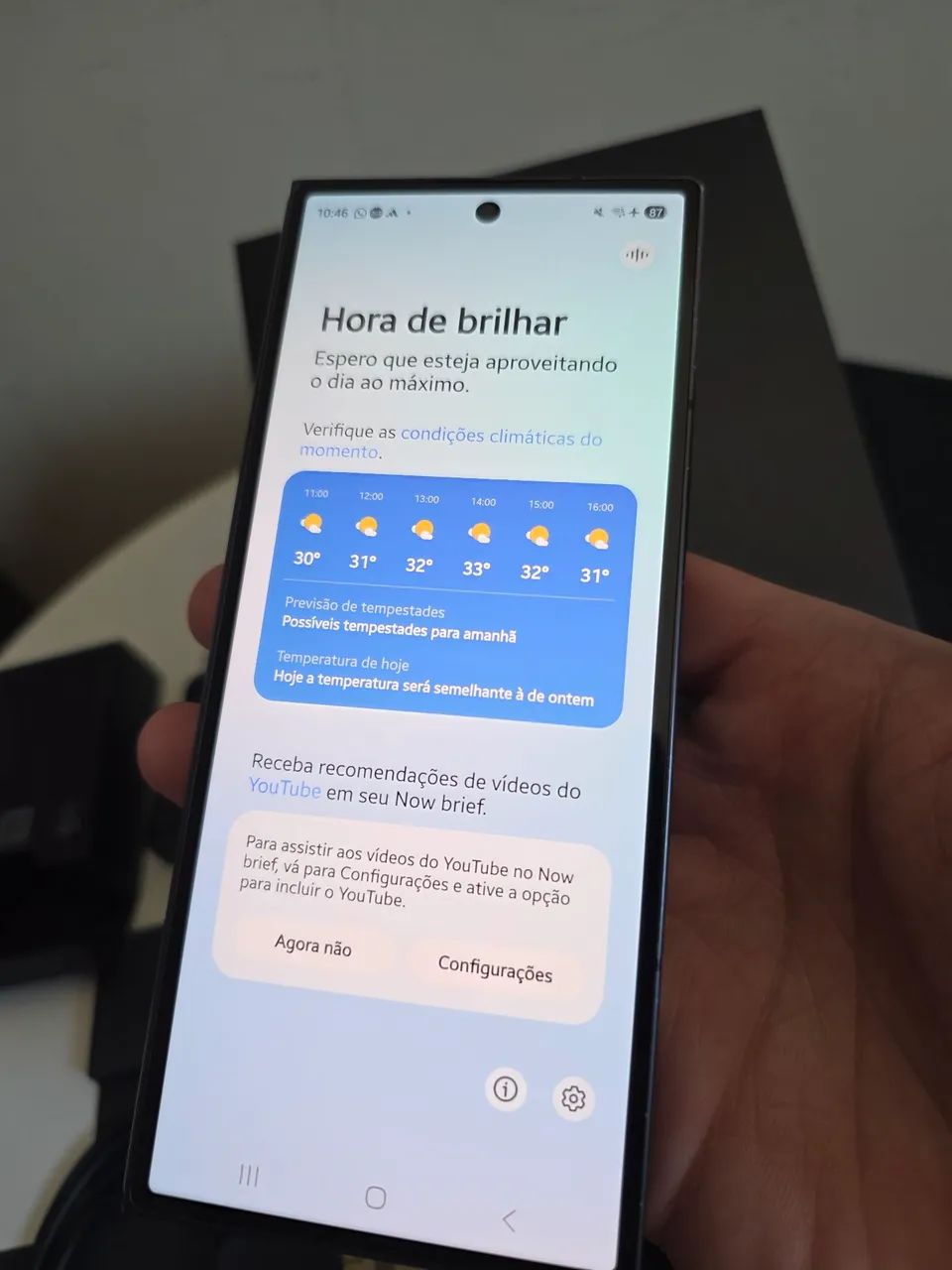 Z Fold 6 Tela interna danificada - Foto 4