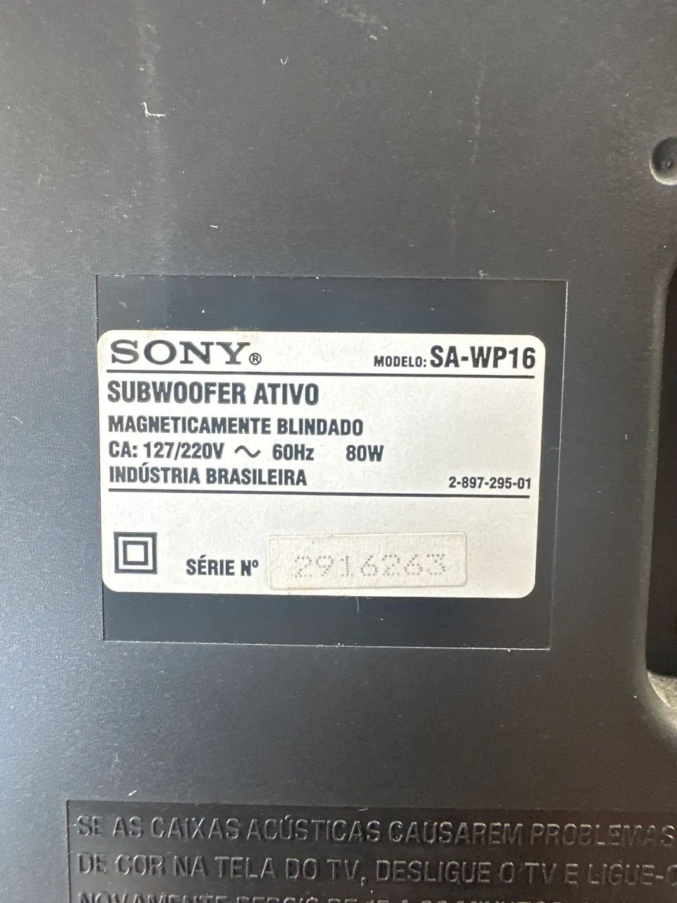 Subwoofer Sony  - Foto 3