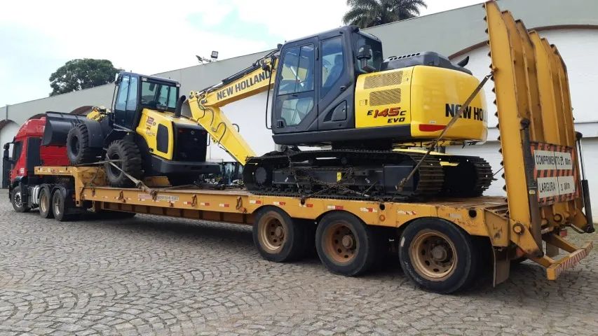 Carreta Prancha Reta 3 Eixos