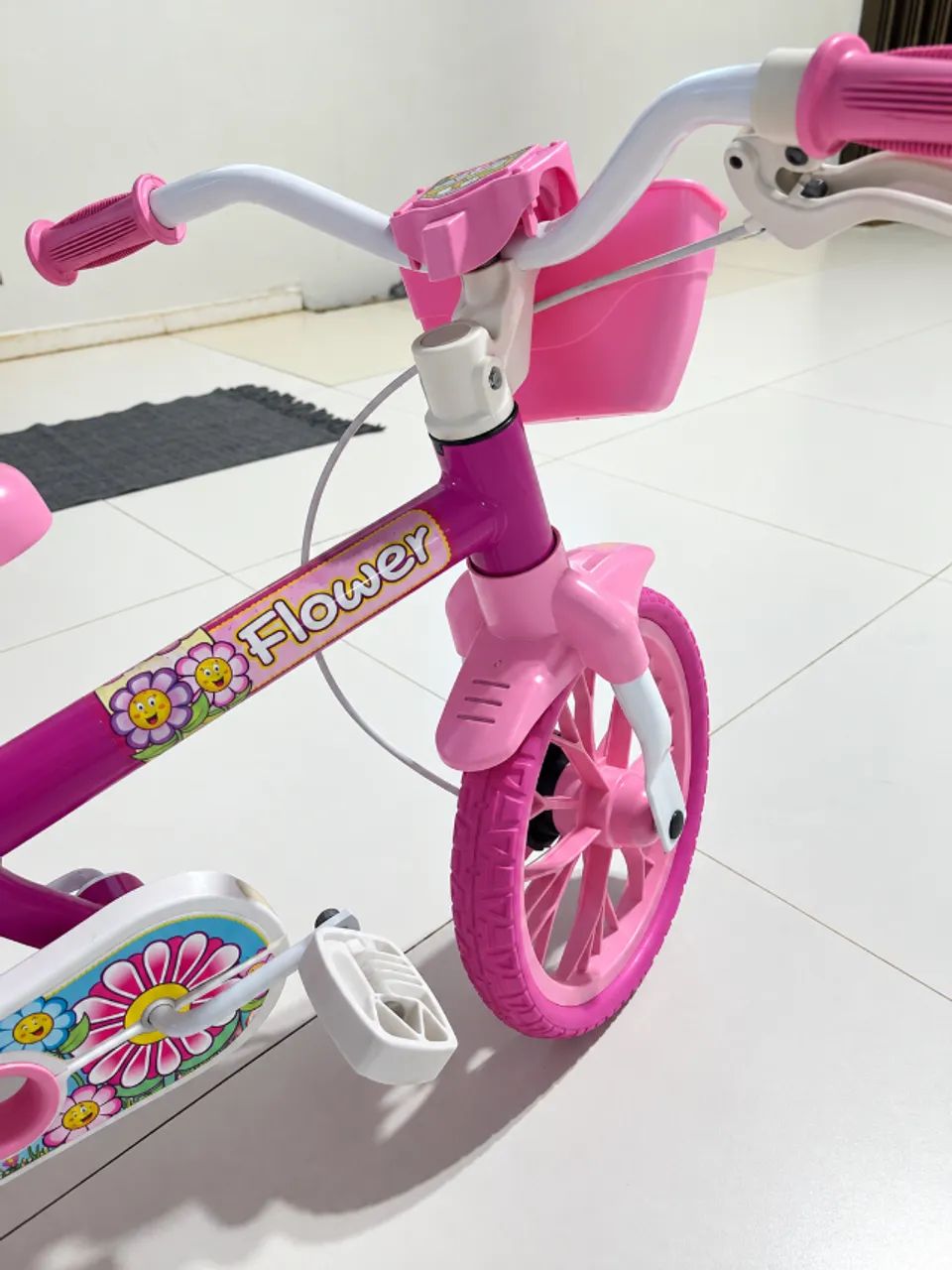 Bicicleta Rosa Infantil