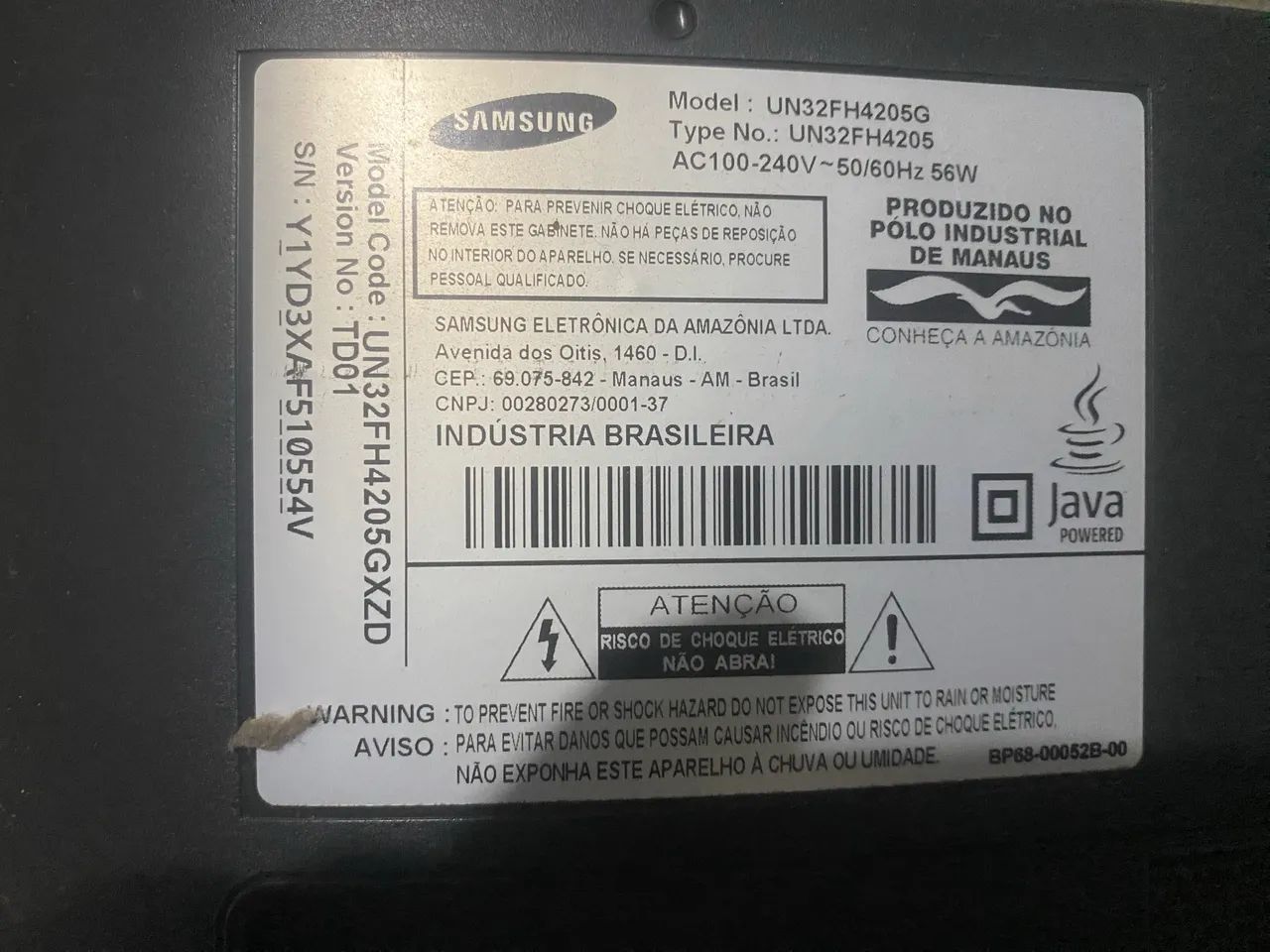 Tv Samsung 32 polegadas funciona perfeitamente  - Foto 2
