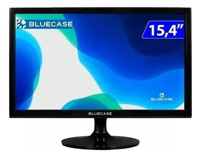 Monitor 15,4 Preto Led Bluecase Wxga/hdmi/vga/vesa Bm154k4hvw - Loja Coimbra Computadores - Foto 2