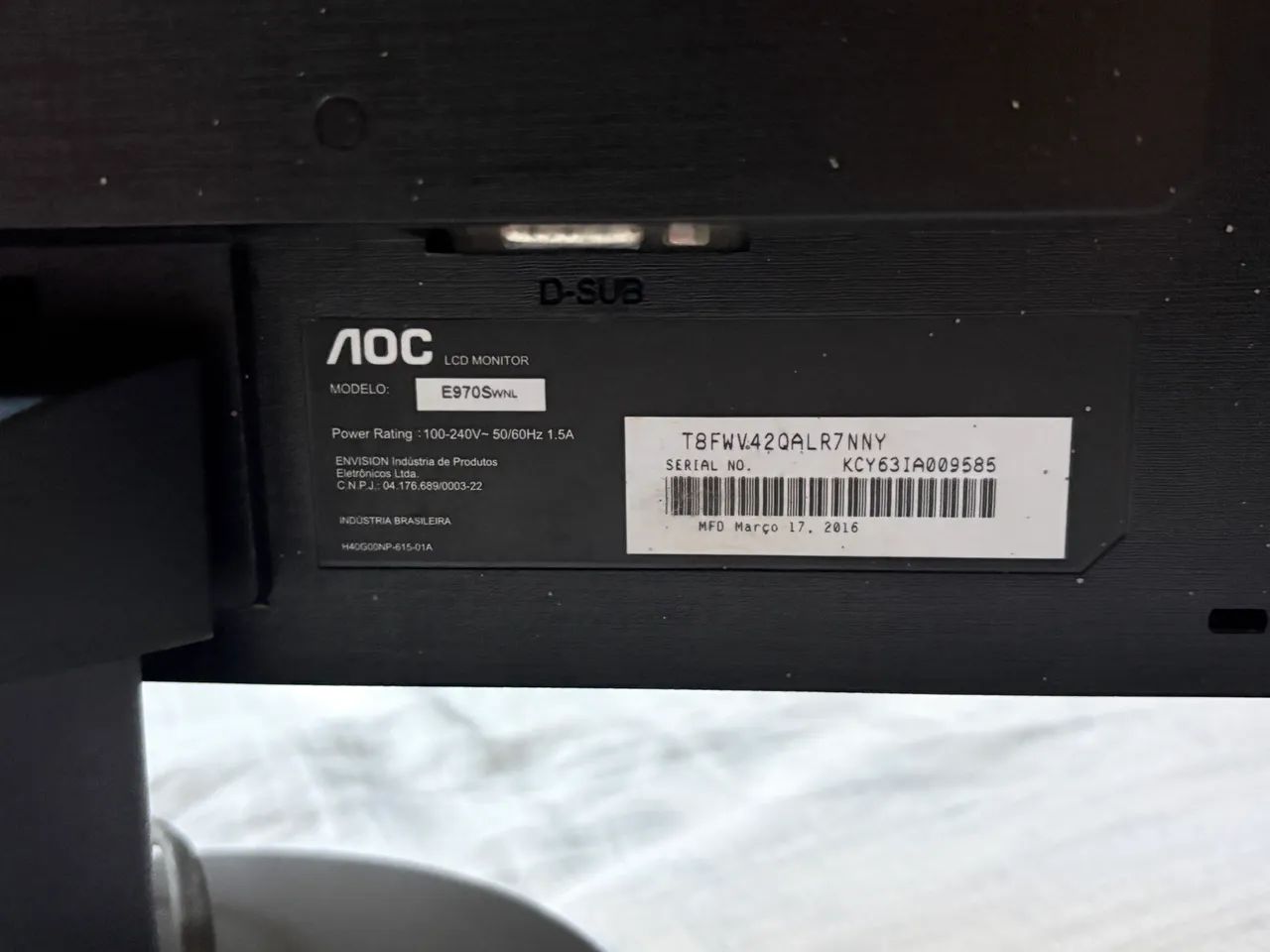 Monito AOC 18.5 - Foto 3