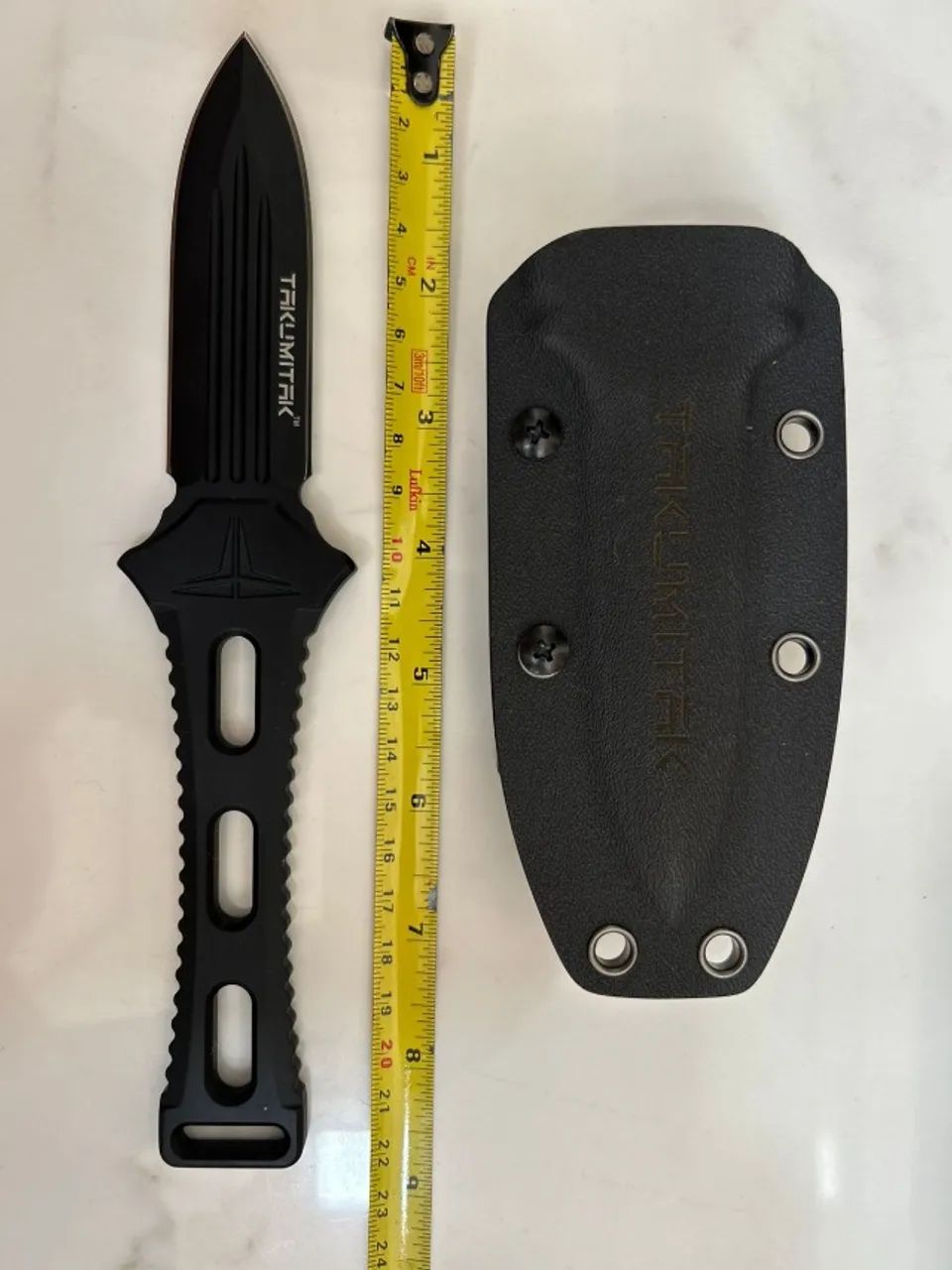 FACA TAKUMITAK HIDDEN ANGER BLACK D2 TITANIUN NITRITE TKF205BK EDC TÁTICA USA DESIGN - Foto 3