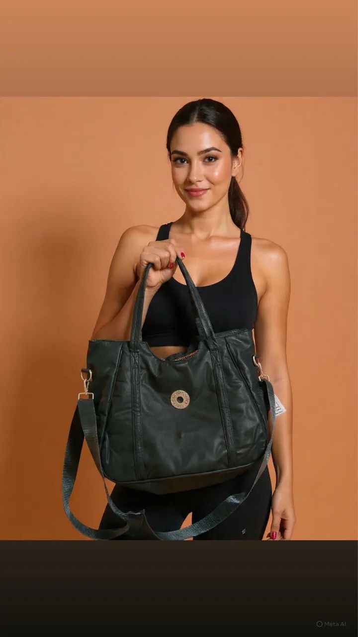 Bolsa esportiva preta 