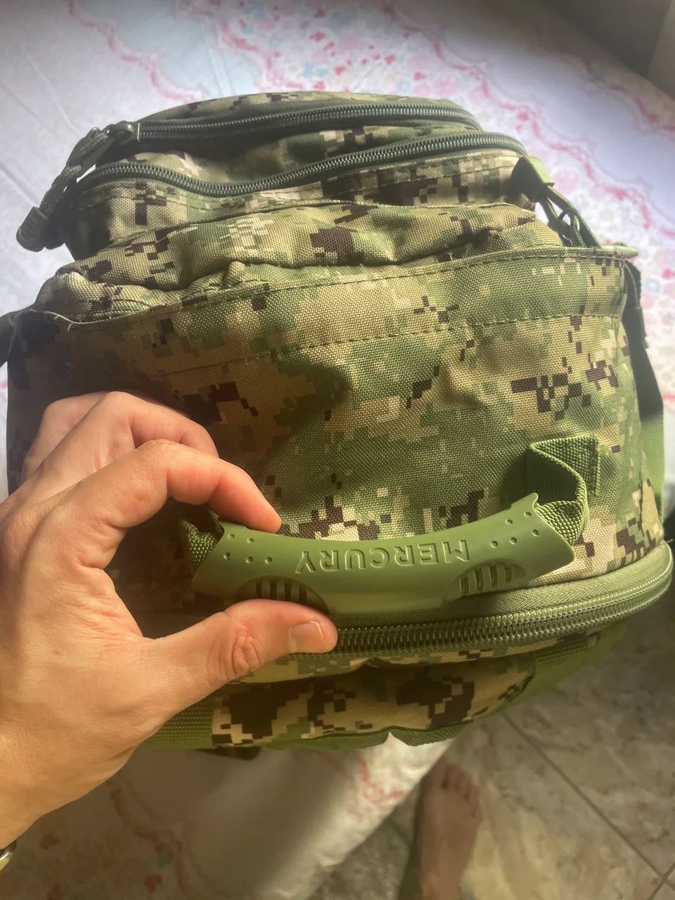 Mochila camuflada da Marinha dos EUA  - Foto 3