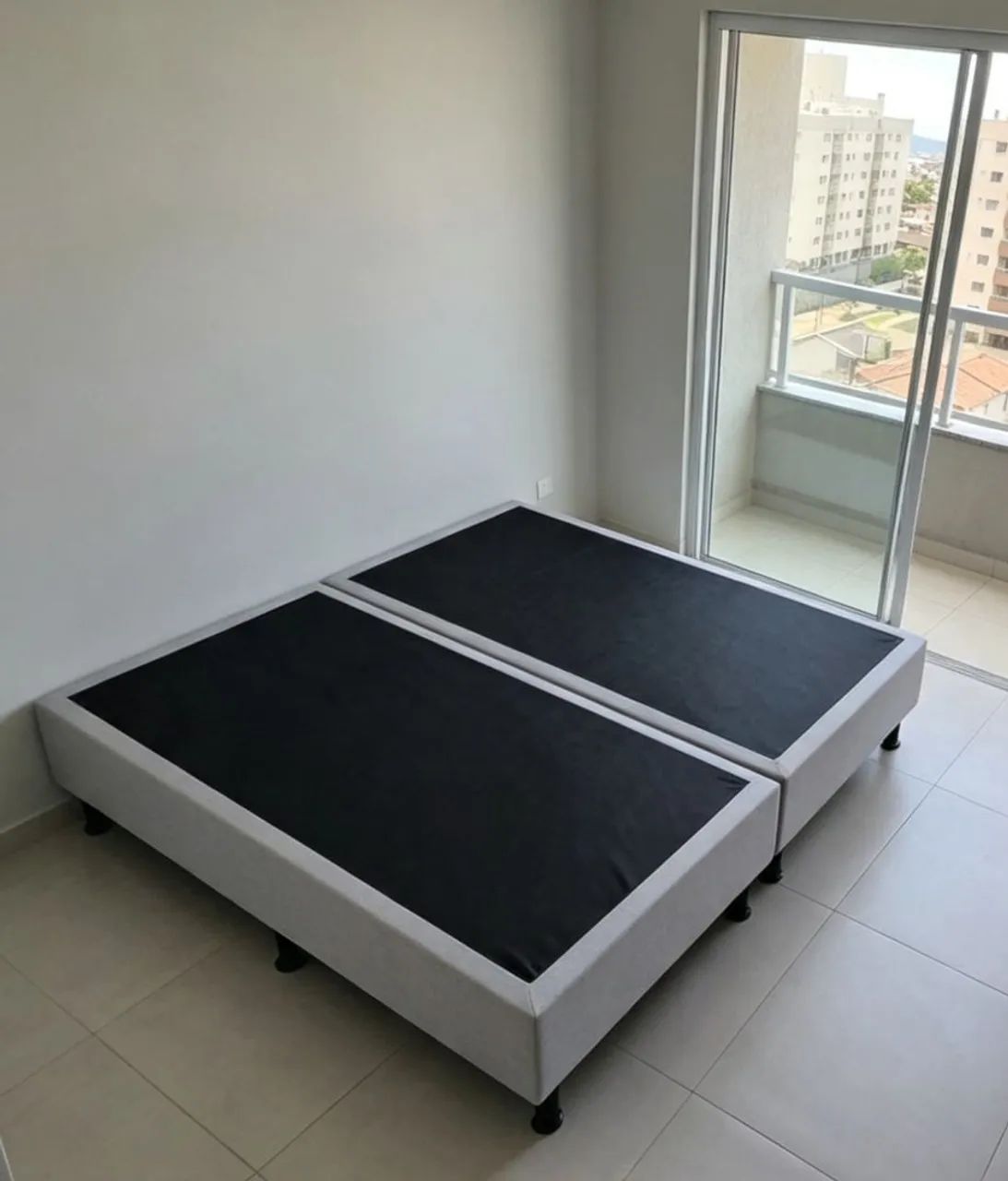 Cama Box base King size em LINHO.Entrego 