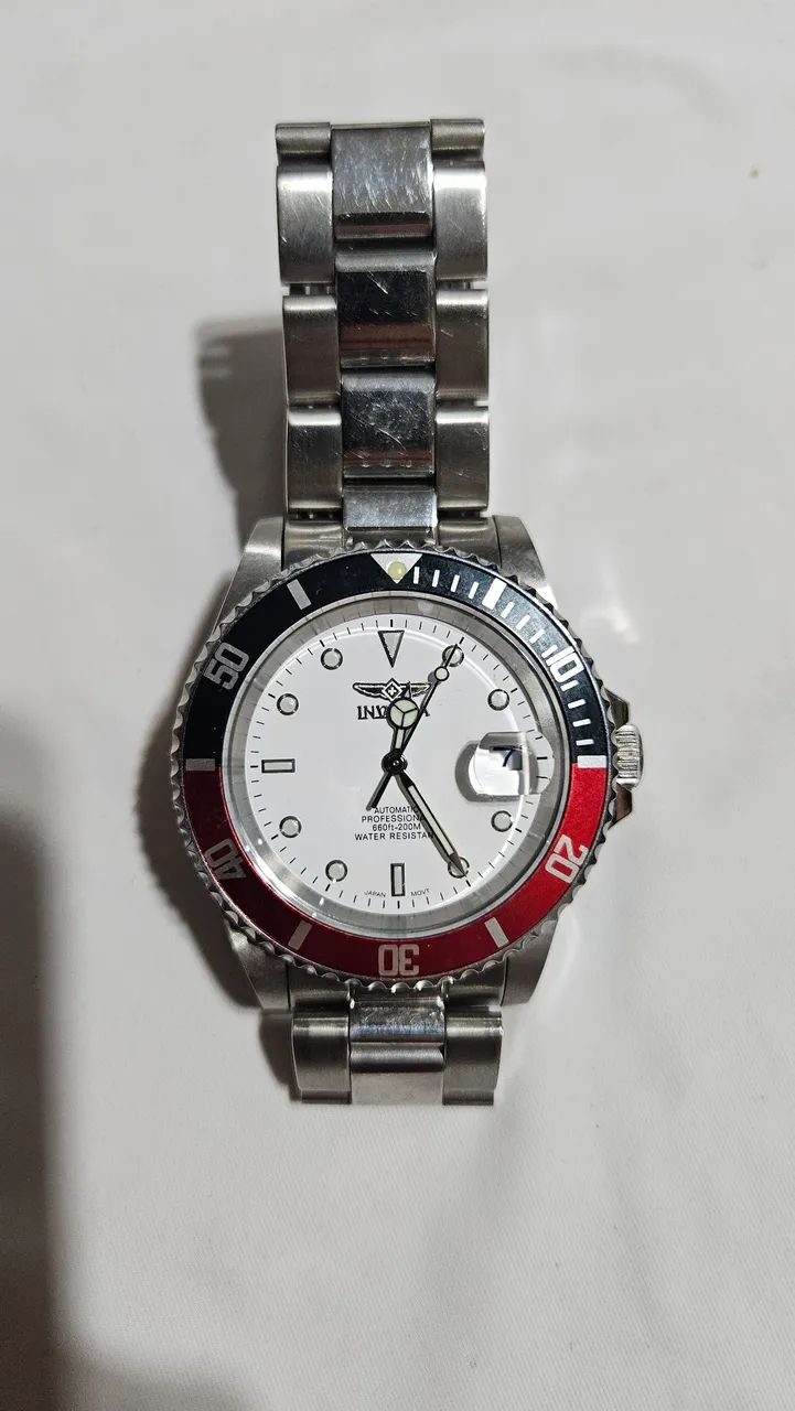 Invicta Pro Diver Automatic Pepsi Bezel 200m - Acessórios