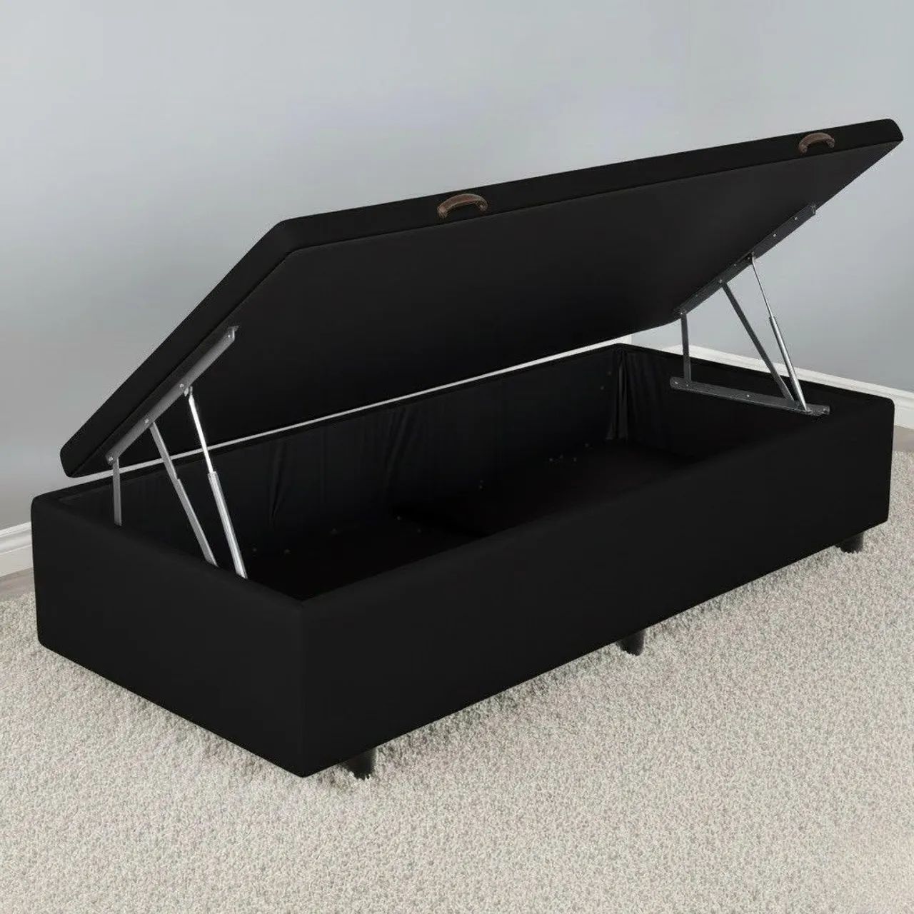 Base Box Baú Solteiro 88x188 - Entrega Rápida 
