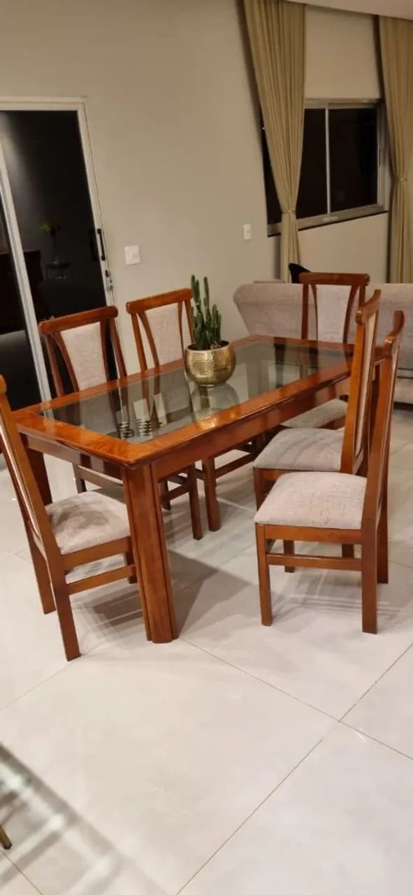 Mesa de jantar 6 cadeiras - Foto 4