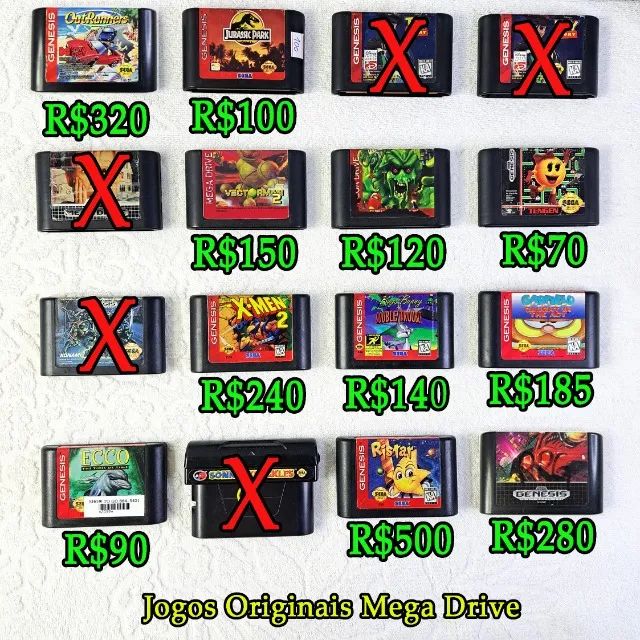 Jogos Mega Drive Originais. Truxton, X-Men 2, Toy Story, Vectorman 2, Shinobi, Eswat - Foto 2