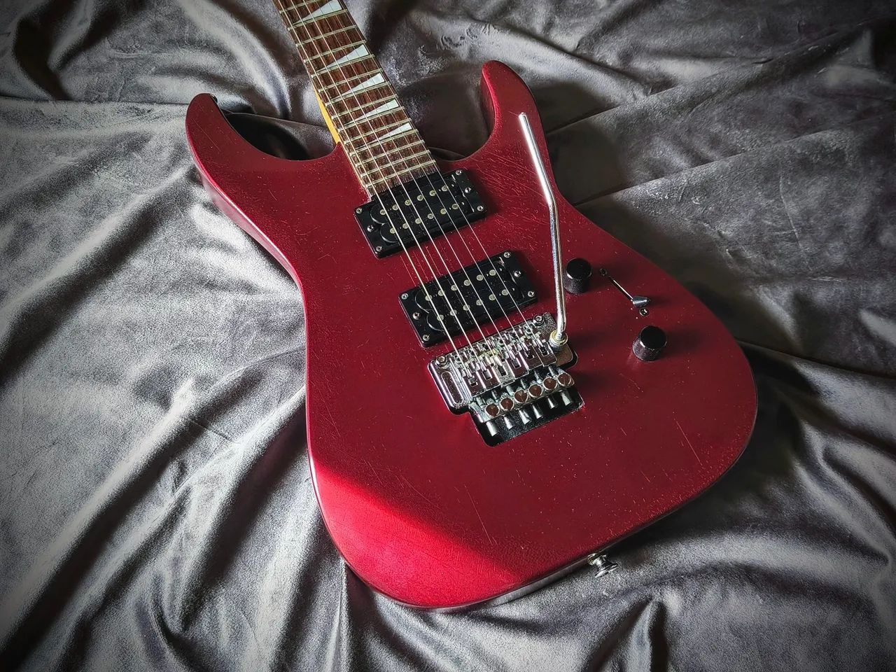 Guitarra Jackson DX-10 Dinky Made in Japan 90's Red Candy apple