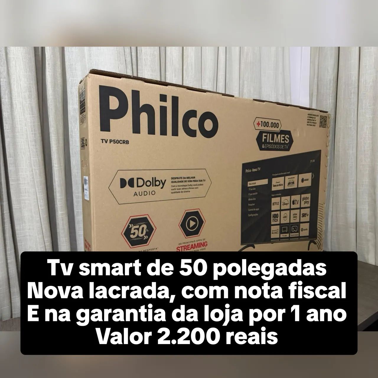 Tv smart nova lacrada 