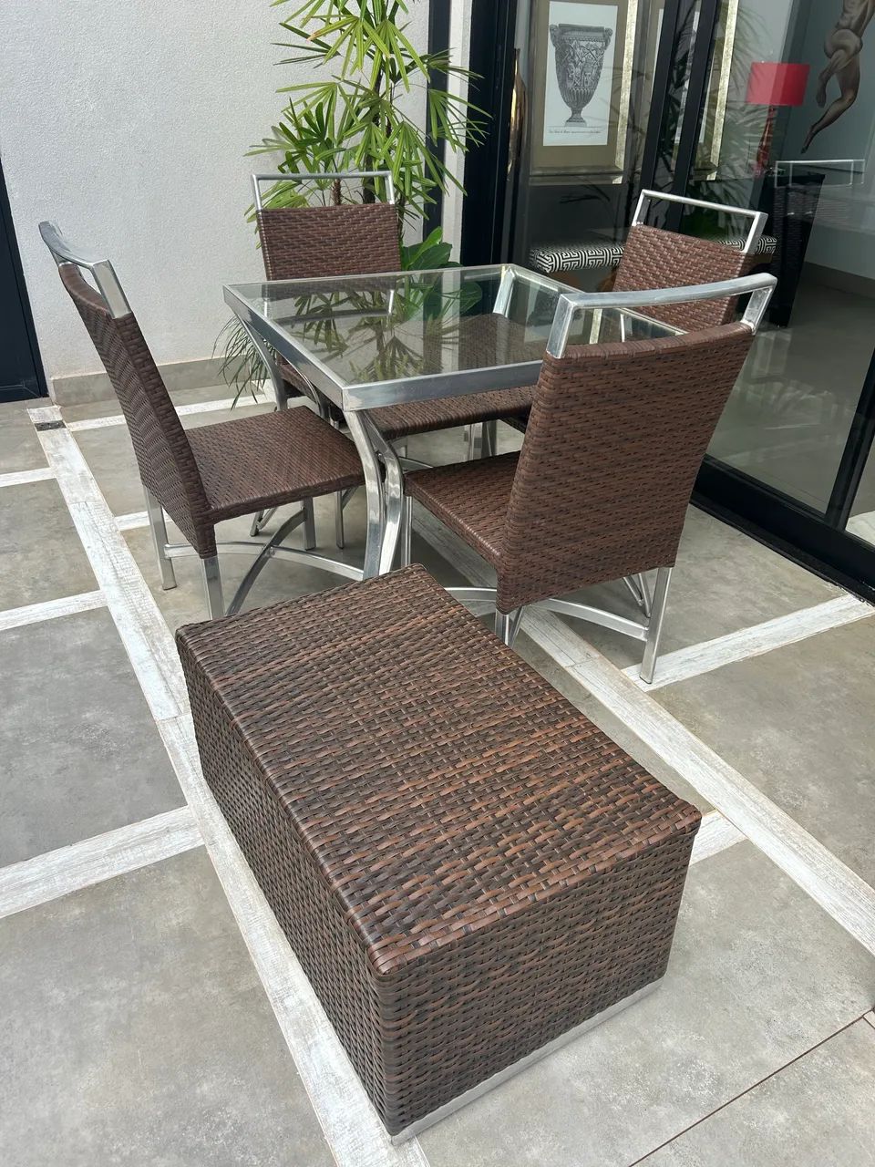 Conjunto de mesa externa com cadeiras - Foto 5