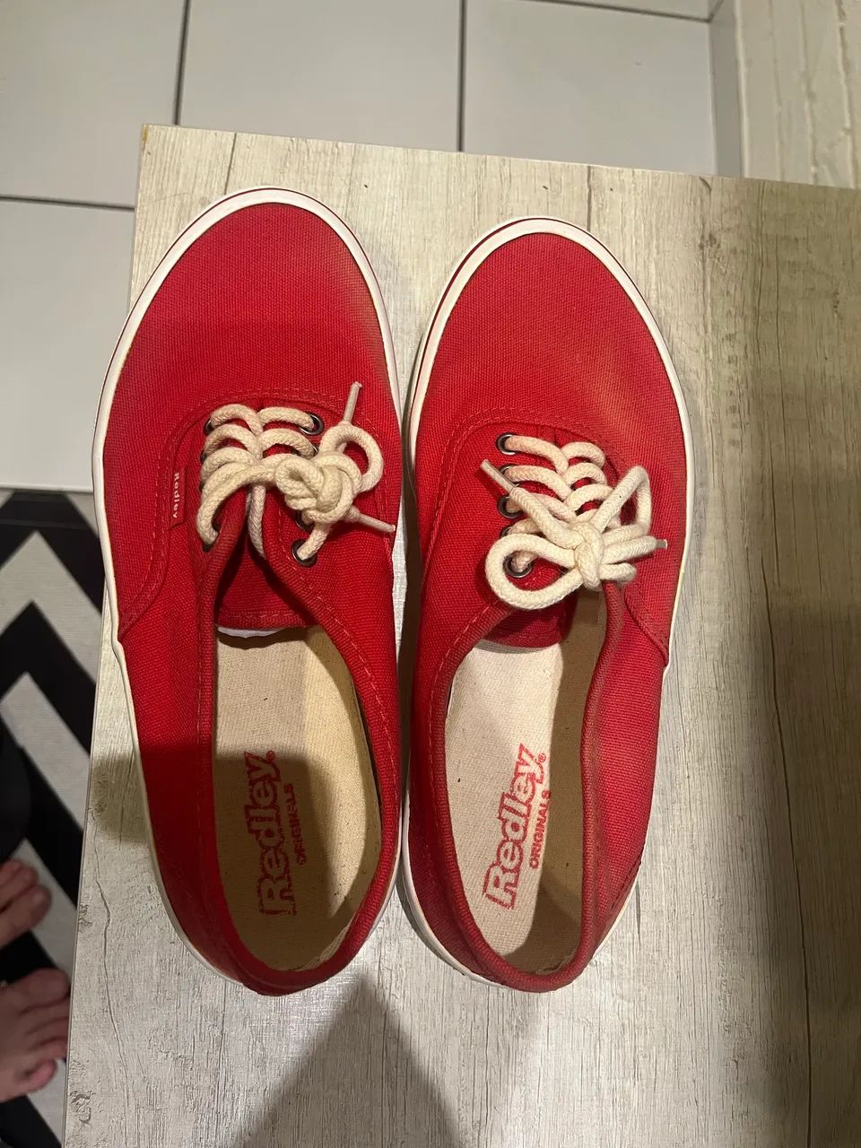Tênis Redley Vermelho 41 - Foto 4