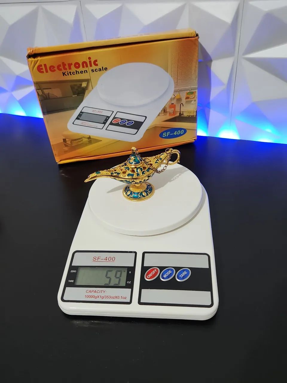  Balança Digital Ideal para Academia e Dieta - Foto 4